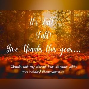It’s Fall Ya’ll! Check out my closet for all your holiday gift giving needs!